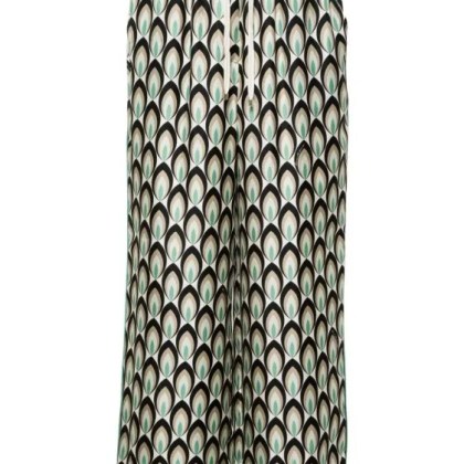 Lorena Antoniazzi - Graphic-Print Silk Trousers - Größe 42 - bunt Lorena Antoniazzi - Graphic-Print Silk Trousers - Größe 42 - bunt