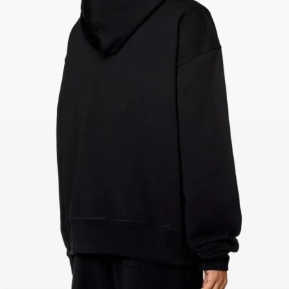 Diesel - Relaxed Fit Hoodie With Classic Hood And Kangaroo - Größe S - schwarz – Bild 3