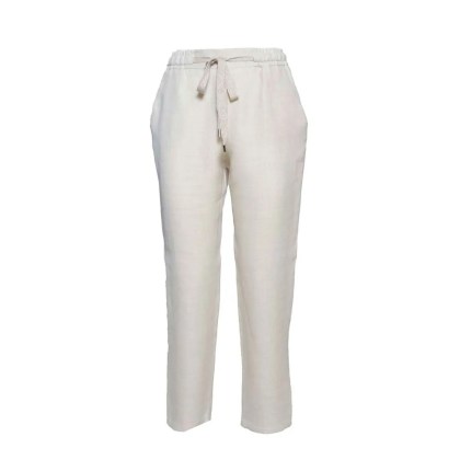 Barba - Joke Straight Trousers In Beige Linen - Größe 40 - beige Barba - Joke Straight Trousers In Beige Linen - Größe 40 - beige