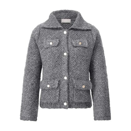 Hemisphere - Strickjacke aus Alpaka-Mix - Größe M - grau Hemisphere - Strickjacke aus Alpaka-Mix - Größe M - grau