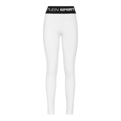 Plein Sport - Leggings - Größe L - weiß Plein Sport - Leggings - Größe L - weiß