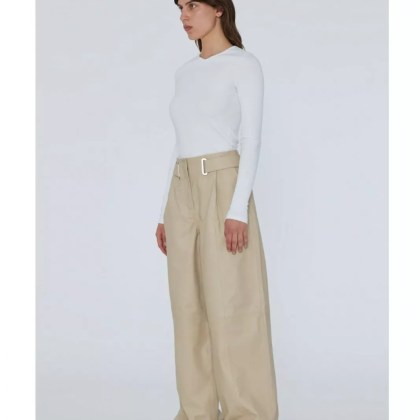 Remain - REMAIN Lederhose mit großen Metallösen und Gürt - Größe 34 - multi Remain - REMAIN Lederhose mit großen Metallösen und Gürt - Größe 34 - multi