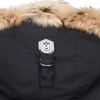 Mackage - Layered Jacket With Removable Hood - Größe 40 - schwarz – Bild 4