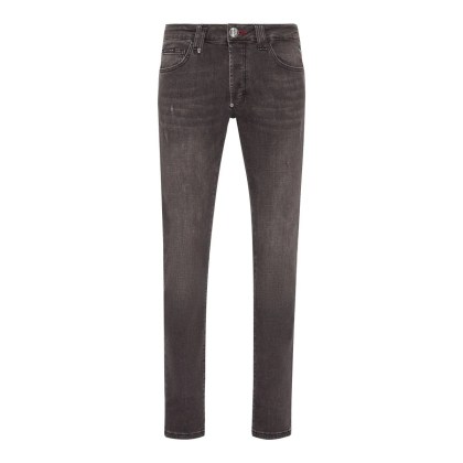 Philipp Plein - Jeans Regular Fit - Größe 31 - grau Philipp Plein - Jeans Regular Fit - Größe 31 - grau