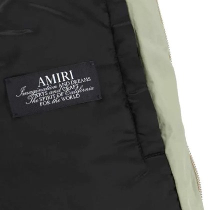 Amiri - Embroidered Casual Jacket With Colorful Patches - Größe L - grün – Bild 3