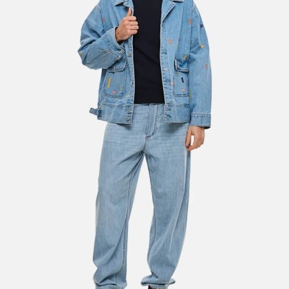 Levi's - Utility Trucker Jacket - Größe M - blau – Bild 4