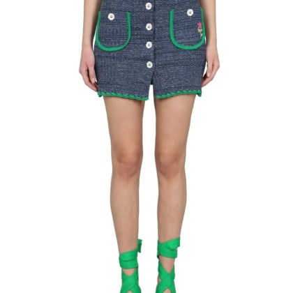 Cormio - Whimsical Scalloped Hem Skirt - Größe 42 - blau Cormio - Whimsical Scalloped Hem Skirt - Größe 42 - blau