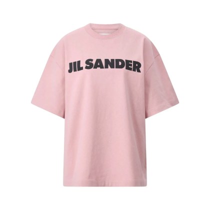 Jil Sander - T-Shirt mit Logo - Größe XXS - rosa Jil Sander - T-Shirt mit Logo - Größe XXS - rosa