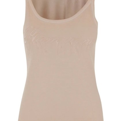 Blumarine - Jersey Top With Cast-Effect Logo - Größe XS - Blumarine - Jersey Top With Cast-Effect Logo - Größe XS -