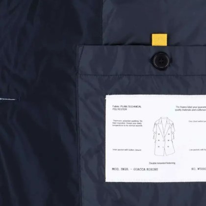 Aspesi - "Korine" Double-Breasted Blazer – Navy - Größe S - blau – Bild 2