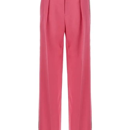 AREA - %27Crystal Embellished%27 Pants - Größe 6 - rot AREA - %27Crystal Embellished%27 Pants - Größe 6 - rot