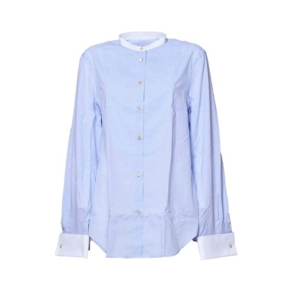 Wales Bonner - River Shirt In Light Blue Cotton - Größe 40 - blau Wales Bonner - River Shirt In Light Blue Cotton - Größe 40 - blau