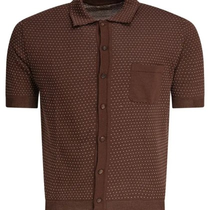 Rakki%27 - Brown Cotton Casual Shirt - Größe 50 - braun Rakki%27 - Brown Cotton Casual Shirt - Größe 50 - braun
