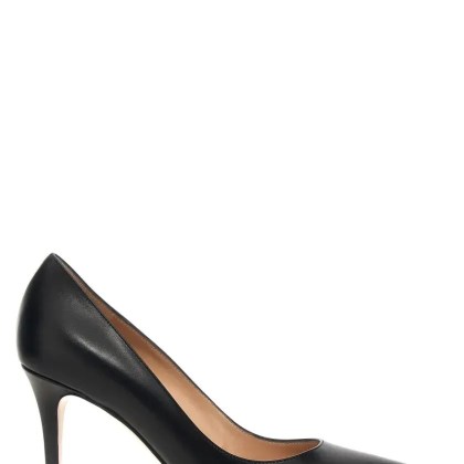 Gianvito Rossi - Gianvito Rossi Leather Pumps - Größe 37.5 - schwarz Gianvito Rossi - Gianvito Rossi Leather Pumps - Größe 37.5 - schwarz