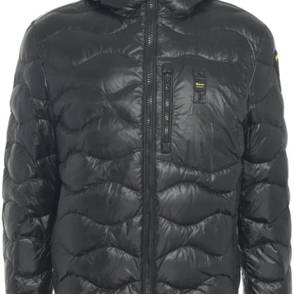 Blauer - Hooded quilted jacket - Größe XXL - schwarz Blauer - Hooded quilted jacket - Größe XXL - schwarz