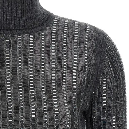 Ermanno Scervino - Wool And Cashmere Blend Sweater - Größe S - schwarz