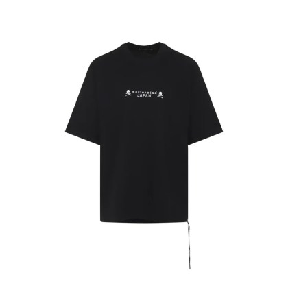 Mastermind Japan - Cotton Relaxed-Fit T-Shirt With Iconic Skull Detai - Größe S - schwarz Mastermind Japan - Cotton Relaxed-Fit T-Shirt With Iconic Skull Detai - Größe S - schwarz