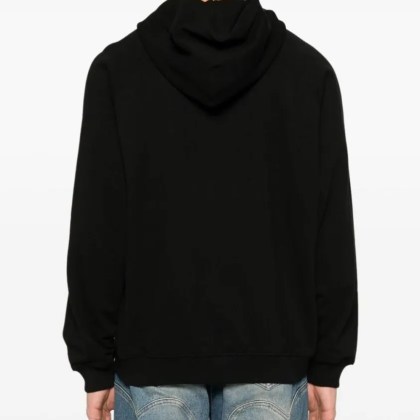 Just Cavalli - Black Cotton Sweatshirt - Größe M - schwarz – Bild 4
