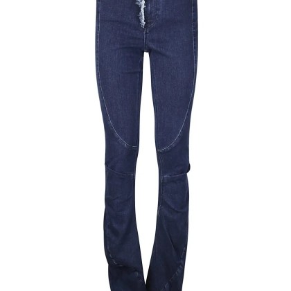 Ottolinger - Denim Trousers With Fringed Profile - Größe M - blau Ottolinger - Denim Trousers With Fringed Profile - Größe M - blau