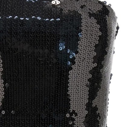 Alexandre Vauthier - Off-The-Shoulder Black Sequin Bodysuit - Größe 36 - schwarz – Bild 2