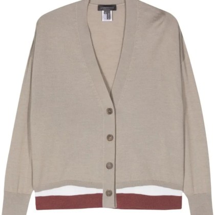 Lorena Antoniazzi - V-Neck Cardigan - Größe 44 - braun Lorena Antoniazzi - V-Neck Cardigan - Größe 44 - braun
