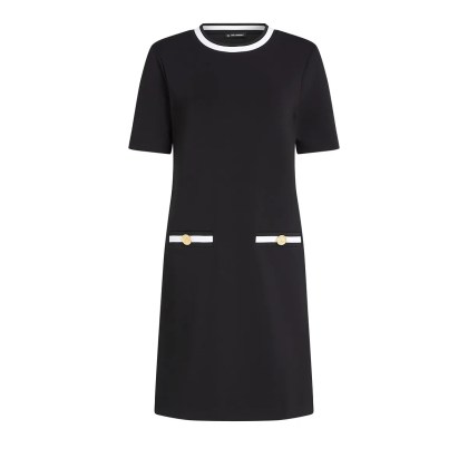 Karl Lagerfeld - KARL ESSENTIAL T-SHIRT-KLEID - Größe S - schwarz Karl Lagerfeld - KARL ESSENTIAL T-SHIRT-KLEID - Größe S - schwarz