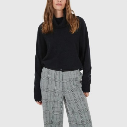 Marc Aurel - Kaschmir-Pullover - Größe 38 - schwarz – Bild 4