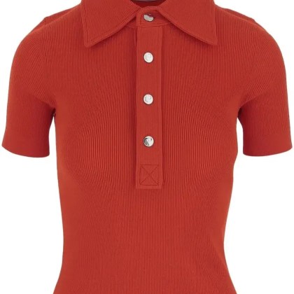 Tory Burch - Viscose Blend Knit - Größe XS - rot Tory Burch - Viscose Blend Knit - Größe XS - rot