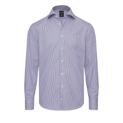 VAN LAACK - Hemd Tailor Fit Streifen - Größe 37 - blau VAN LAACK - Hemd Tailor Fit Streifen - Größe 37 - blau