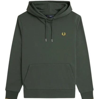 Fred Perry - Regular Fit French Terry Hoodie - Größe S - grau Fred Perry - Regular Fit French Terry Hoodie - Größe S - grau