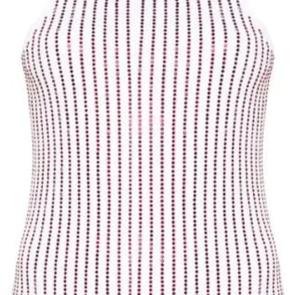 The Attico - Top White/red - Größe 40 - weiß The Attico - Top White/red - Größe 40 - weiß