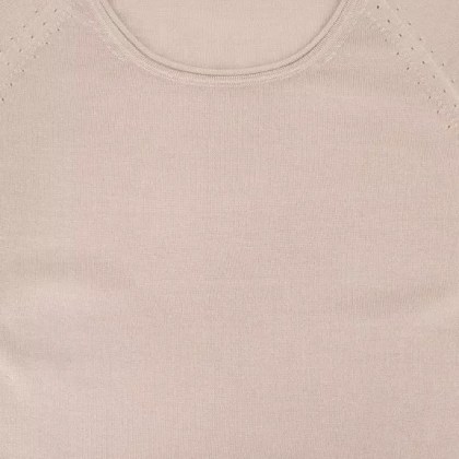 Kiton - Sand Color Cashmere Silk Blend T-Shirt - Größe 44 - multi – Bild 3