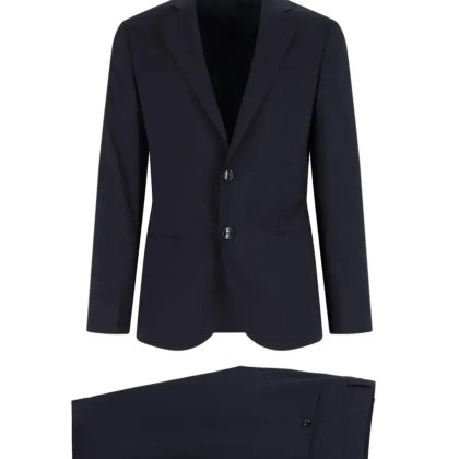 Giorgio Armani - Navy Virgin Wool Tailored Suit - Größe 50 - blau Giorgio Armani - Navy Virgin Wool Tailored Suit - Größe 50 - blau