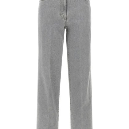 Peserico - Straight Leg Stretch Denim Jeans - Größe 42 - grau Peserico - Straight Leg Stretch Denim Jeans - Größe 42 - grau