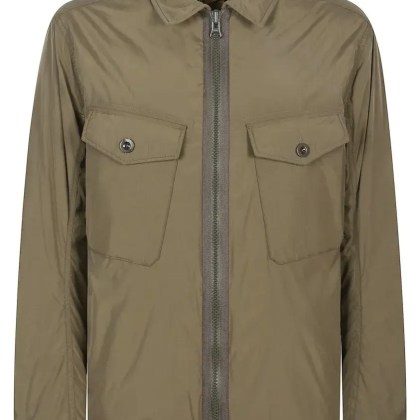 Ten C - Front Zip Mid Layer Jacket With Chest Pockets - Größe 48 - grün Ten C - Front Zip Mid Layer Jacket With Chest Pockets - Größe 48 - grün