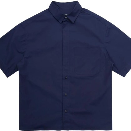 A Paper Kid - Camicia Ss Blu - Größe 48 - blue A Paper Kid - Camicia Ss Blu - Größe 48 - blue