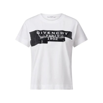 Givenchy - T-Shirt mit 3D-Logoprint - Größe M - weiß Givenchy - T-Shirt mit 3D-Logoprint - Größe M - weiß
