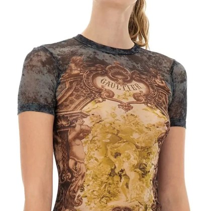 Jean Paul Gaultier - Mini "Medaillon" Dress - Größe S - bunt – Bild 2