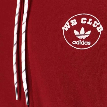 ADIDAS X WALES BONNER - Bordeaux Cotton Blend Zip-Up Hoodie - Größe S - rot – Bild 4
