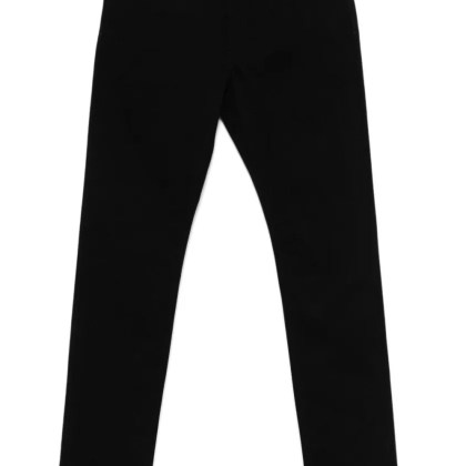 Versace - Low-Rise Straight Leg Jeans With Medusa Plaque Det - Größe 34 - schwarz Versace - Low-Rise Straight Leg Jeans With Medusa Plaque Det - Größe 34 - schwarz