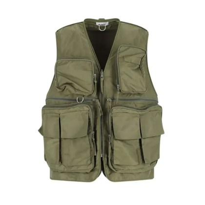 Hed Mayner - Sleeveless Utility Jacket With Front Zip - Größe S - grün Hed Mayner - Sleeveless Utility Jacket With Front Zip - Größe S - grün