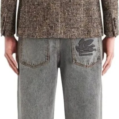 Etro - Textured Checkered Roma Jacket - Größe 50 - braun – Bild 4