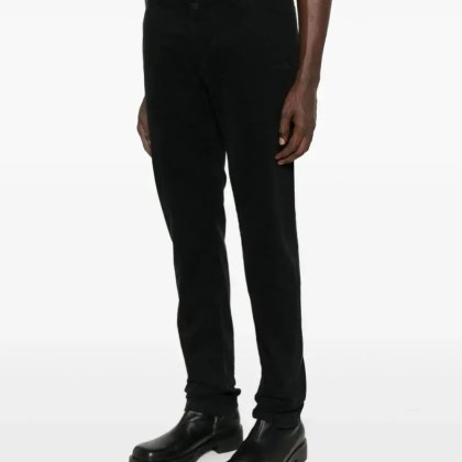 Jacob Cohen - Slim-Fit Black Trousers - Größe 40 - schwarz – Bild 4