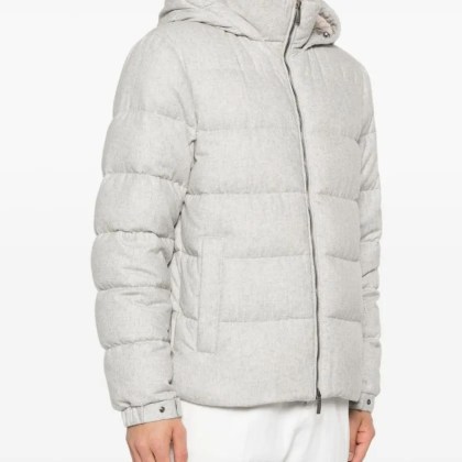 Peserico - Padded Jacket - Größe 54 - grau – Bild 4