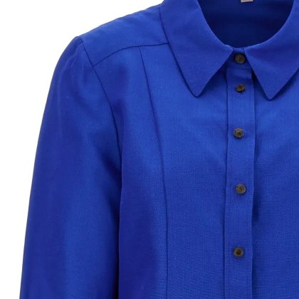 Carolina Herrera - Cotton And Viscose Blend Tailored Shirt - Größe 4 - blau – Bild 3