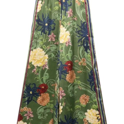 Alemais - Wide Leg Floral Print Silk Avery Trousers - Größe 10 - grün Alemais - Wide Leg Floral Print Silk Avery Trousers - Größe 10 - grün