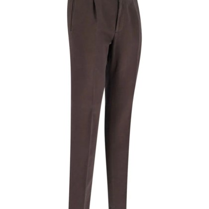 Incotex - Medium Rise Brown Chinos - Größe 56 - braun