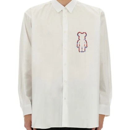 Comme des Garcons - White Poplin Shirt - Größe L - weiß Comme des Garcons - White Poplin Shirt - Größe L - weiß