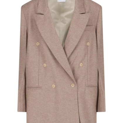 Niccolò Pasqualetti - Double-Breasted Blazer In Beige Virgin Wool - Größe M - beige Niccolò Pasqualetti - Double-Breasted Blazer In Beige Virgin Wool - Größe M - beige