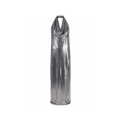 Blanca Vita - Sequin-Embellished Long Dress - Größe 40 - grau Blanca Vita - Sequin-Embellished Long Dress - Größe 40 - grau